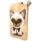 Nimmy New Big-Eye Cute Pets 2.0 Cat magnētiskais maciņš un statīvs, brūns