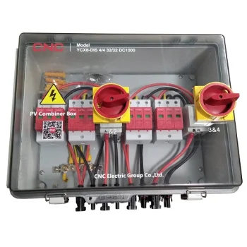 Saules paneļu DC sadales kaste 4in-4out 1000V IP66