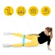 4Fizjo Mini Power Band Pretestības gumija, 0.6 mm, Zila (3-5 kg)