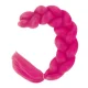 Sintētisko matu pīnes - tumši rozā | Synthetic hair braids dark pink