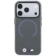 BMW M Carbon Printed Ring MagSafe vāciņš iPhone 18 Pro Max / 17 Pro Max, pelēks