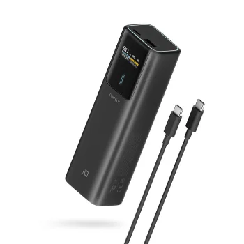 Ārējais akumulators Cuktech CKPB100PGLBL 10000 mAh 150W USB-C USB-A, melns