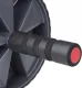 4Fizjo AB Wheel PRO vēdera preses rullītis, melns/sarkans