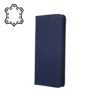 Samsung Galaxy A51 (SM-A515F) Genuine Leather Wallet Phone Cover, Navy | Telefona Vāciņš Maciņš Apvalks Grāmatiņa