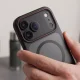 Tech-Protect MagCam MagSafe vāciņš iPhone 18 Pro / 17 Pro, matēti melns un sarkans