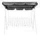 MultiGarden FC-007A GREY dārza šūpoļu jumtiņš, 200x120 cm, pelēks