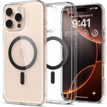 Spigen Ultra Hybrid Mag vāciņš iPhone 16 Pro Max 6.9" MagSafe, carbon fiber