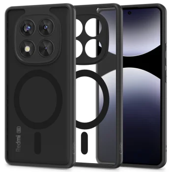 Tech-Protect Xiaomi Redmi Note 14 Pro 5G / Poco X7 5G vāciņš MagMat MagSafe, matēts melns