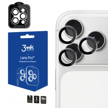 3mk Lens Protection Pro kameras aizsargstikls iPhone 18 Pro / 18 Pro Max, melns