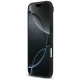 Guess Grained Flowers Classic Logo MagSafe vāciņš iPhone Air, Melns