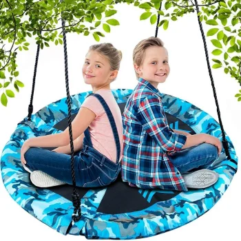 Šūpoles ligzda dārzam 100cm, Blue Moro