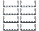 Wonder Hanger Max garderobes skapja organizators, drēbju pakaramais, Komplekts no 8 gb. | Wardrobe Organizer Hanger