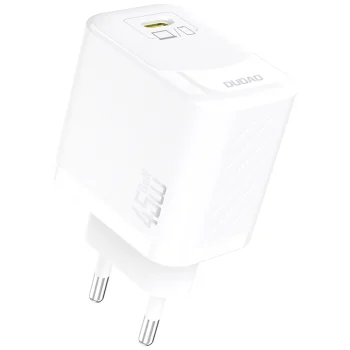 Dudao A28 45W GaN USB-C lādētājs, balts