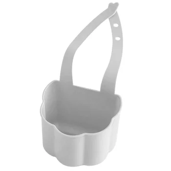 Virtuves Izlietnes Organizators Sūkļiem un Lupatām, Pelēks | Kitchen Sink Organizer for Sponges and Rags