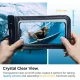 Spigen A601 Universal Waterproof Case ūdensdrošs vāciņš (2 gab.), melns