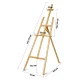 Koka molberts gleznošanai Massido MS-989, 175 cm