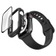 Spigen Thin Fit 360 vāciņš Apple Watch 44mm ar aizsargstiklu, melns