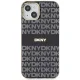 DKNY iPhone 15 / 14 / 13 vāciņš IML Mono & Stripe MagSafe, melns