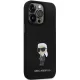 Karl Lagerfeld iPhone 13 / 13 Pro vāciņš Silicone Ikonik Metal Pin, melns