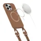 Tech-Protect iPhone 14 Pro vāciņš MagNecklace MagSafe, brūns
