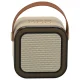 Karaoke komplekts Bluetooth skaļrunis un mikrofons, bēšs