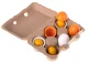 Rotaļlietu koka olas, atverāmas, 6 gb | Toy wooden eggs