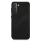 Guess Samsung Galaxy S21+ vāciņš Silicone Vintage Script, melns