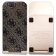 Bezvadu indukcijas lādētājs Guess 4G Pattern MagSafe salokāms 2in1 15W, brūns