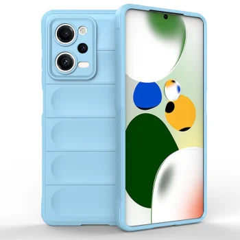 Hurtel Xiaomi Redmi Note 12 5G / Poco X5 5G vāciņš Magic Shield, gaiši zils