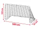 Neo-Sport futbola vārtu komplekts (2 gab.), 183x122x61 cm