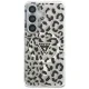 Guess IML Leopard Triangle MagSafe vāciņš priekš Samsung Galaxy S26, melns