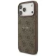 Guess 4G Ring Classic Logo MagSafe vāciņš iPhone 17 Pro Max, brūns