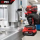 OPEX TOOLS OPX28009 Akumulatora triecienskrūvgriezis 21V 350Nm ar 2 akumulatoriem