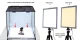 Puluz bezēnu gaismas panelis fotogrāfēšanai 34.7x34.7cm
