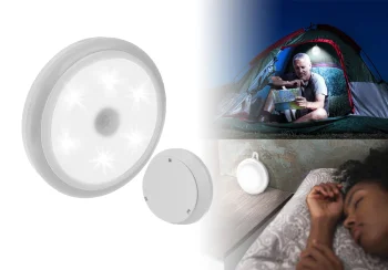 Izoxis LED nakts gaismiņa ar kustības sensoru
