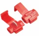 Szybkozłączka vadu savienotāji 0.5-1.5 mm, 10 gab., sarkani