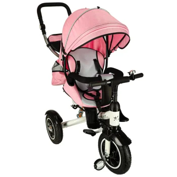 Trīsriteņu velosipēds Trike Fix V3 3v1, rozā