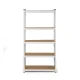 Humberg 4847 metāla noliktavas plaukts, 180 x 90 x 40 cm, balts