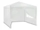 MultiGarden dārza paviljons 3x3 m, 4 sienas, balts