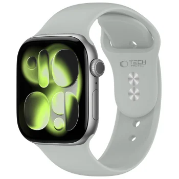 Pulksteņa siksniņa Tech-Protect Silicone, Apple Watch 40/41/42 mm, pelēka