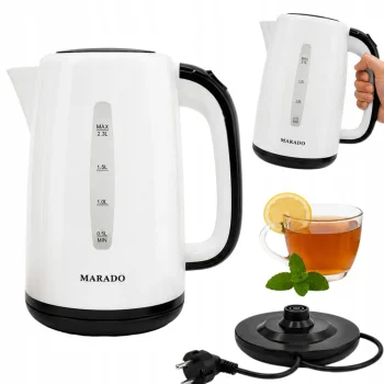 Elektriskā tējkanna 2.3L 1500W, Balta