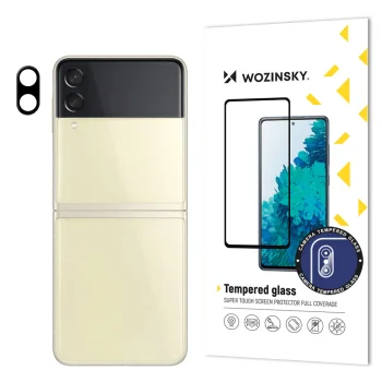 Wozinsky Full Camera Glass 9H aizsargstikls Samsung Galaxy Z Flip 3 kamerai