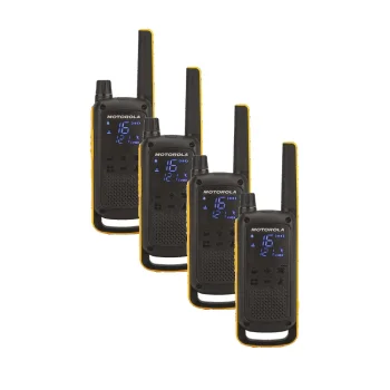 Motorola Talkabout T82 Extreme Quad-Pack Rācijas Dzeltenas
