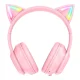 Bezvadu spēļu austiņas ONIKUMA B90, Bluetooth 5.0, RGB, rozā