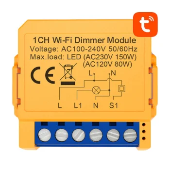 Avatto DMS16-2 viedais WiFi apgaismojuma slēdzis TUYA