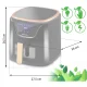 Berdsen BD-652 karstā gaisa friteris, 5L, 1500W, melns/zelta