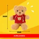 Kruzzel 00026760 plīša lācītis, 30 cm, gaiši brūns