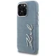 Karl Lagerfeld Jeans Signature Logo vāciņš iPhone 16 Pro ar MagSafe, Blue