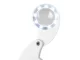 Saliekama juvelieru lupa 60x ar LED un UV apgaismojumu, USB, sudraba