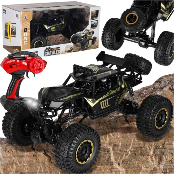 Tālvadības automašīna Rock Crawler 2.4GHz 1:8, 51cm, melna